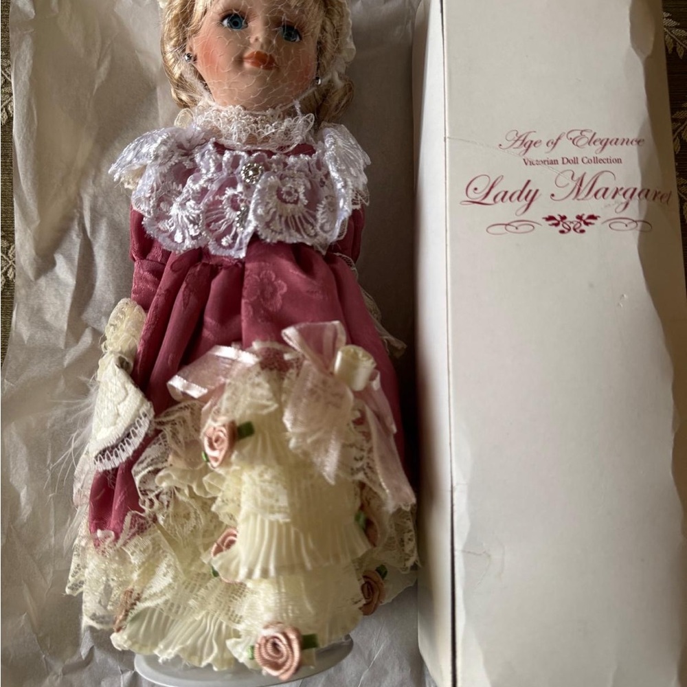Lady Margaret Victorian Doll - Pink and Cream